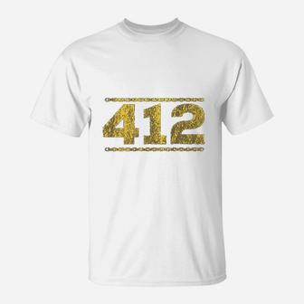 412 Distressed Chain T-Shirt - Thegiftio UK