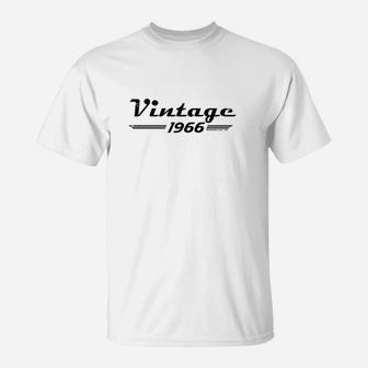 55Th Birthday Gift Vintage 1966 Retro T-Shirt | Crazezy
