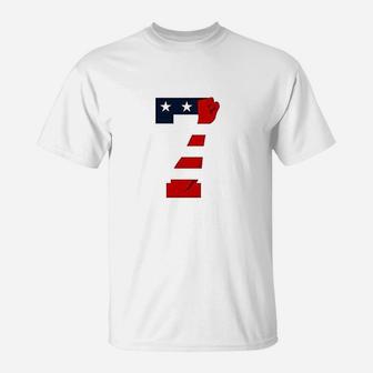 7 Patriotic American Flag Justice Fist Graphic T-Shirt | Crazezy