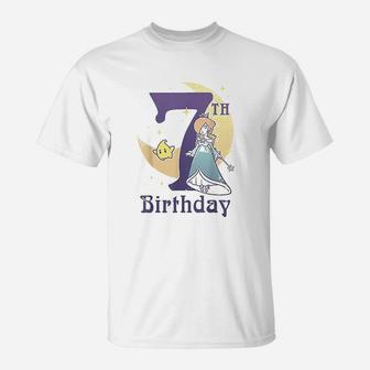 7Th Birthday Moon T-Shirt | Crazezy