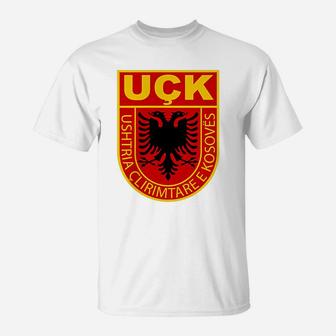 Albanian Kosovo Army Shirt Uck Uqk Patriot T-Shirt | Crazezy
