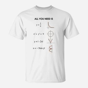 All You Need Is Math T-Shirt - Thegiftio UK