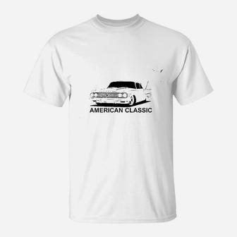 American Classic Muscle Car Impala T-Shirt - Thegiftio UK