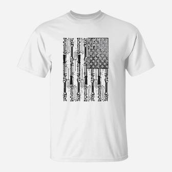 American Flag Tools Usa Merica T-Shirt | Crazezy DE