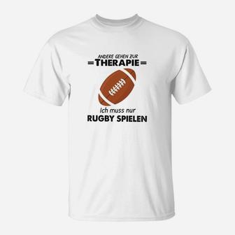 Andere Gehen Zur Therapie Rugby T-Shirt - Seseable