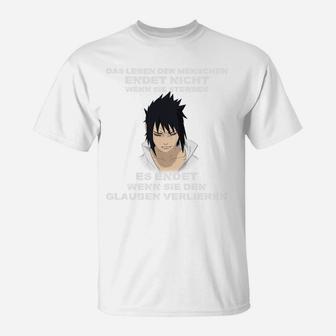 Anime-Charakter Motivationszitat T-Shirt für Fans - Seseable