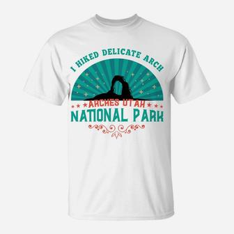 Arches National Park In Utah Design With The Delicate Arch T-Shirt | Crazezy UK