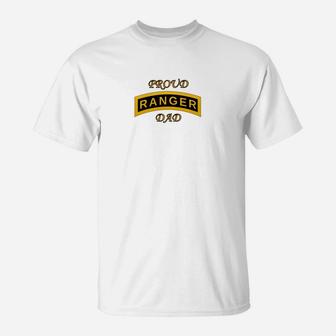 Army Ranger School Tab - Proud Dad - Sweatshirt T-Shirt | Crazezy