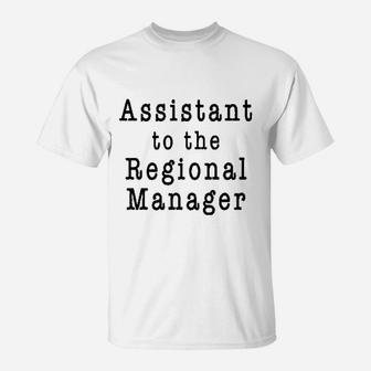 Assistant To The Regional Manager Funny Tv Costume Gray L Graphic T-Shirt | Crazezy AU