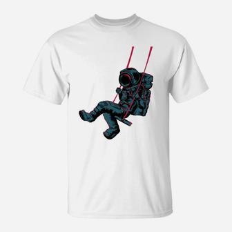 Astronaut Walk On The Moon 50Th Space Man Outer Space T-Shirt | Crazezy