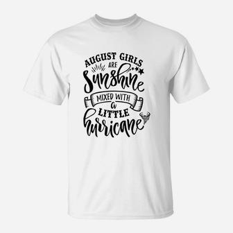 August Girls Are Sunshine T-Shirt | Crazezy