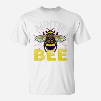 Auntie Bee Family Matching Cute Auntie Of The Bee T-Shirt | Crazezy DE