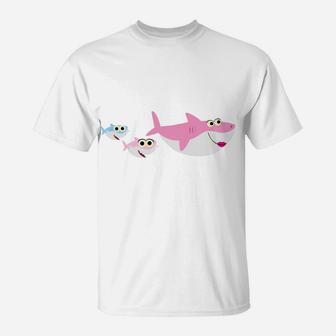 Auntie Shark Doo Doo Aunt Gifts For Christmas Niece T-Shirt | Crazezy