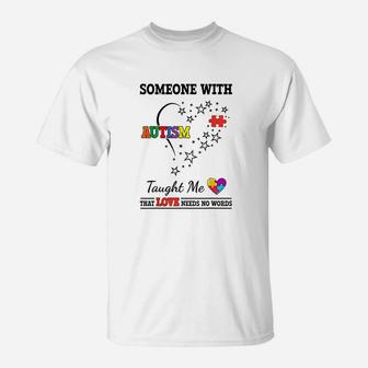 Awareness Support Autistic Gift For Mom Dad T-Shirt | Crazezy CA