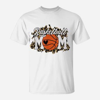 Basketball Mom Shirt Mom Game Day Outfit Mothers Day Gift T-Shirt | Crazezy