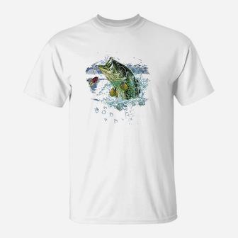 Bass Fishing Youth T-Shirt | Crazezy AU