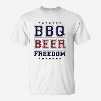 Bbq Beer Freedom T-Shirt | Crazezy CA
