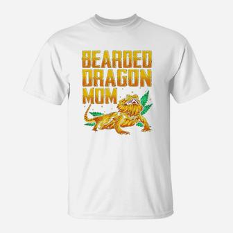 Bearded Dragon Motherss Day Birthday Gifts T-Shirt | Crazezy