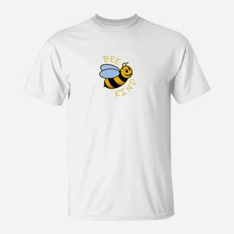 Bee Kind Cute Bumble Bees Kindness Apiarisgift T-Shirt - Thegiftio UK