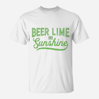 Beer Lime And Sunshine T-Shirt - Thegiftio UK