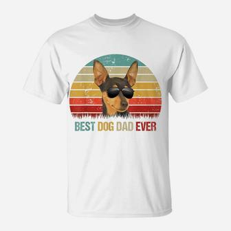 Best Dog Dad Ever Chihuahua Tshirt Fathers Day T-Shirt | Crazezy
