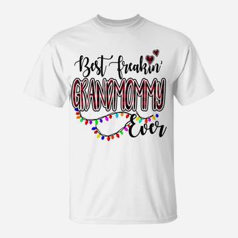 Best Freakin' Grandmommy Ever Christmas - Grandma Gift Sweatshirt T-Shirt | Crazezy