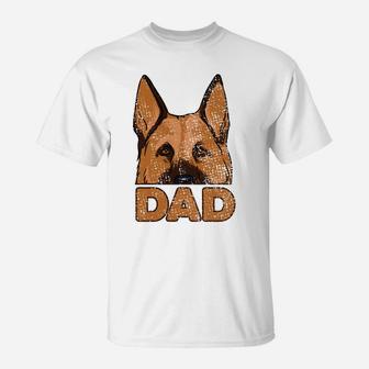 Best German Shepherd Dad Ever For German Shepherd Dad T-Shirt | Crazezy