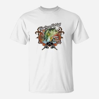Big Bass Fishing T-Shirt | Crazezy CA