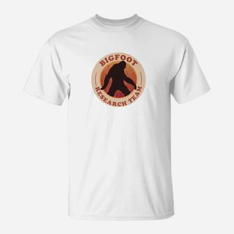 Bigfoot Research Team Graphic Sasquatch Yeti T-Shirt - Thegiftio UK