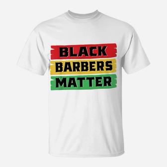 Black Barbers Matter Black History Month Gift T-Shirt | Crazezy