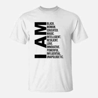 Black Girl Magic Black Woman T-Shirt - Thegiftio UK