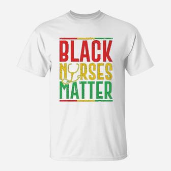 Black Nurses Matter T-Shirt | Crazezy