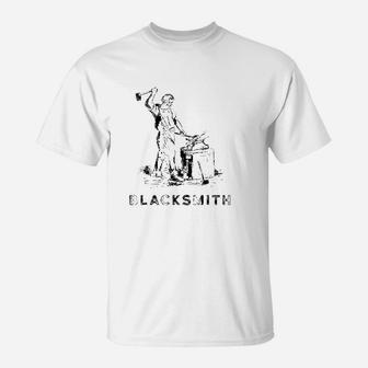 Blacksmith Hamer T-Shirt | Crazezy