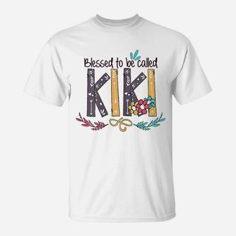 Blessed To Be Called Kiki Colorful T-Shirt - Thegiftio UK