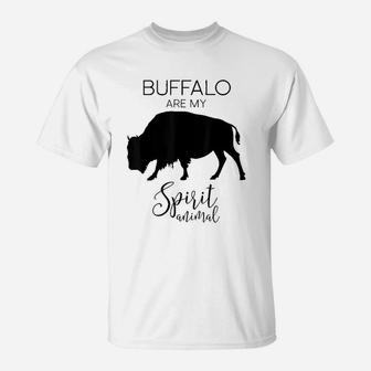 Buffalo Bison Spirit Animal T-Shirt | Crazezy