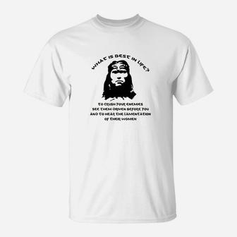 Bullshirt What Is Best In Life T-Shirt | Crazezy AU