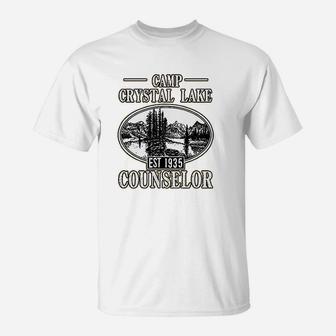 Camp Crystal Lake Counselor 1935 Summer Tv Parody Funny T-Shirt | Crazezy