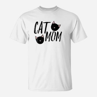 Cat Mom Mother Of Cats For Mothers Day T-Shirt | Crazezy DE