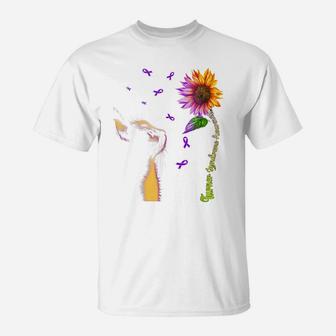 Cat Sunflower Turner Syndrome Awareness T-Shirt | Crazezy AU