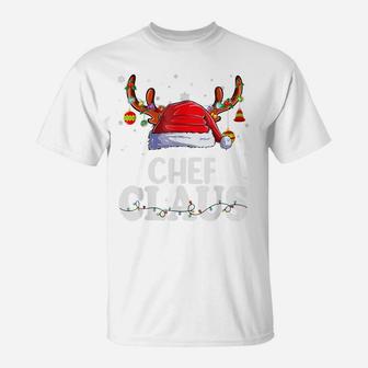 Chef Santa Claus Christmas Pajamas Funny Matching Costume T-Shirt | Crazezy AU