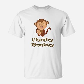 Chunky Monkey Animals Zoo T-Shirt | Crazezy