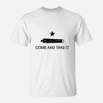 Come And Take It Flag White S Full T-Shirt | Crazezy