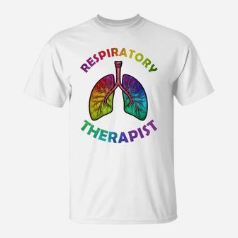 Cool Respiratory Therapy For Men Women Care Lung Doctor Rt T-Shirt | Crazezy