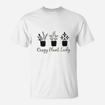 Crafy Plant Lady T-Shirt | Crazezy
