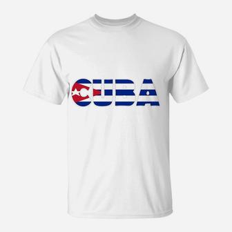 Cuba Decal Vinyl T-Shirt | Crazezy UK