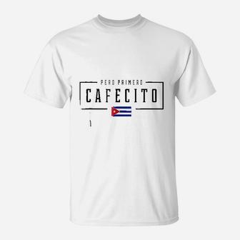 Cuban Coffee Cuba Flag T-Shirt | Crazezy AU