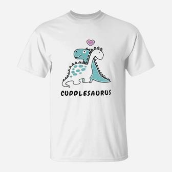 Cuddlesaurus Mommy T-Shirt | Crazezy CA