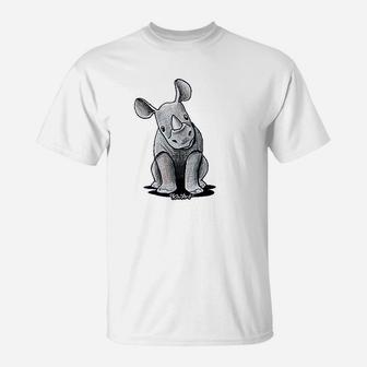 Curious Rhinos T-Shirt | Crazezy UK