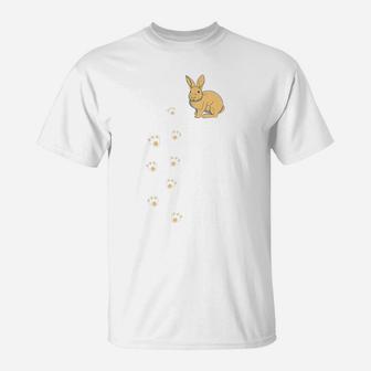 Cute Bunny Rabbit Pocket Easter Day T-Shirt | Crazezy