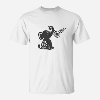 Cute Elephant Graphic T-Shirt | Crazezy DE